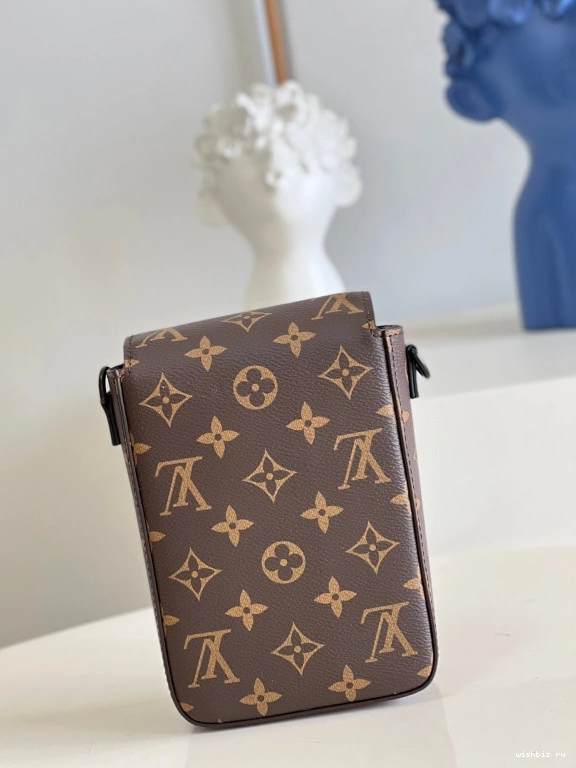 WIS VERTICAL WALLET VUITTON LOUIS WEARABLE S-LOCK 0212